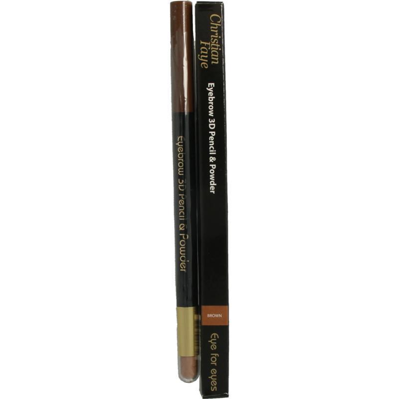 Eyebrow 3D pencil & powder brown 1G