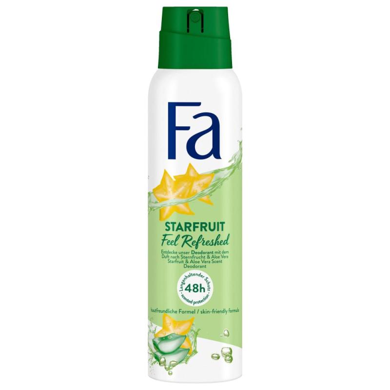 Feel Refreshed Starfruit Deodorant Spray 150 ML