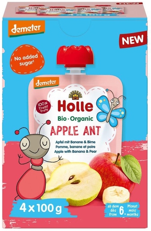 Knijpfruit Appel 4p Bio 4st