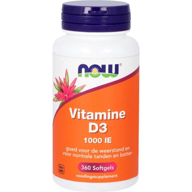 Vitamine D3 1000IE 360 softgels
