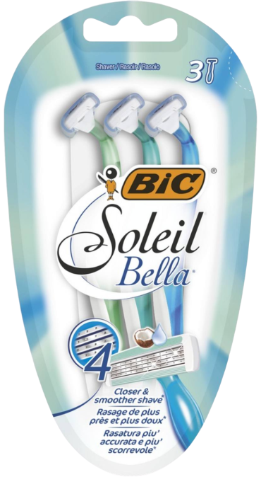 Soleil Bella Wegwerpscheermesjes 3 stuks