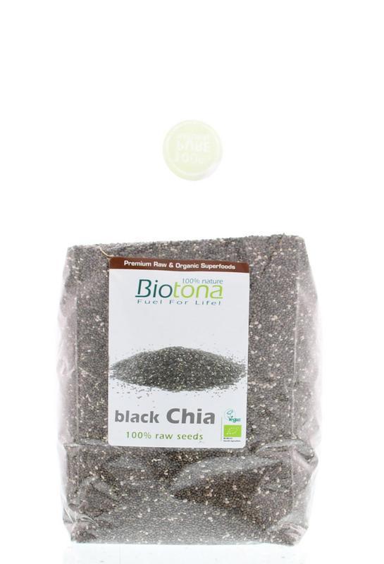Black chia raw seeds bio 1000g