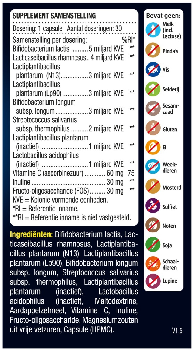Lucovitaal Pre pro post biotica 30 Capsules