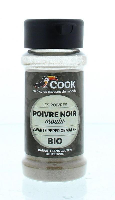 Zwarte peper gemalen bio 45G