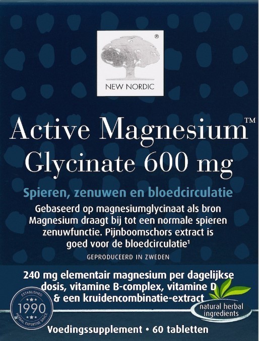 Magnesium Glycinate 60 Tabletten