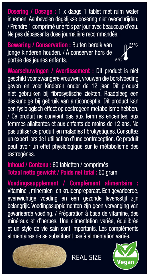 Lucovitaal Hormoonhuishouding Vrouw 60 Tabletten