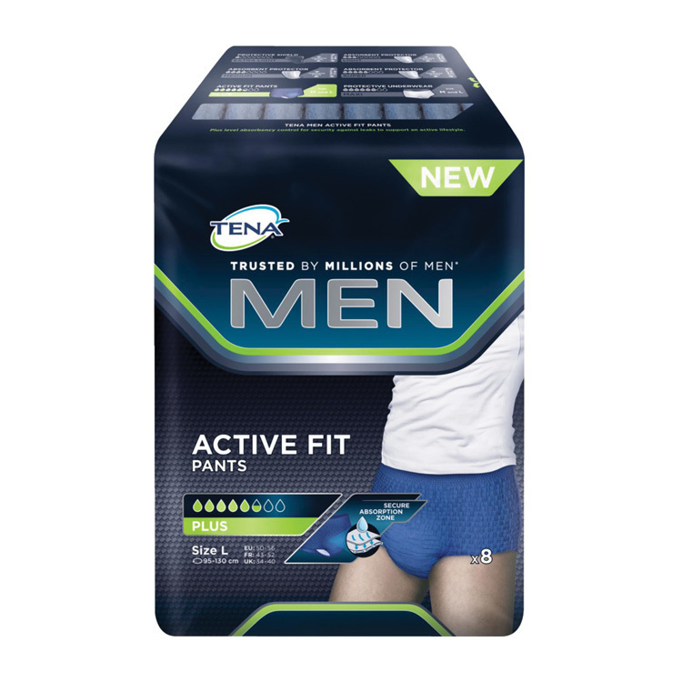TENA Men Pants Plus Maat L 8st