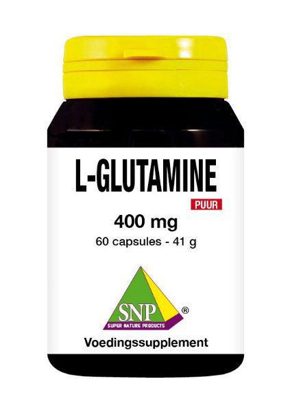 L-Glutamine 400 mg puur 60 Capsules