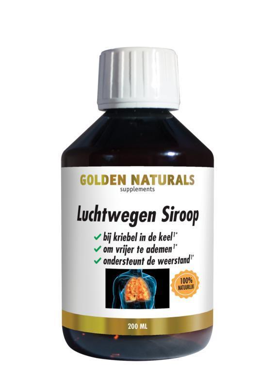 Golden Naturals Luchtwegen siroop 200ML