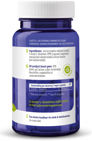 Vitakruid S-Acetyl-L-Glutathion 30 vegetarische capsules