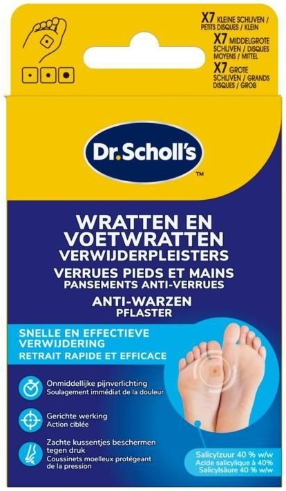 Wratten en voetwratten verwijderpleisters 21st