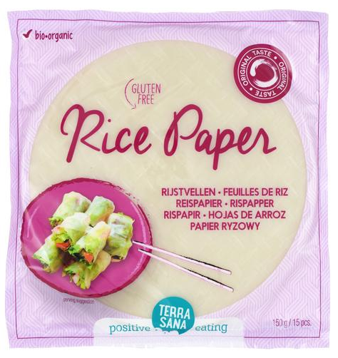 TerraSana Rijstpapier Bio 150 gram