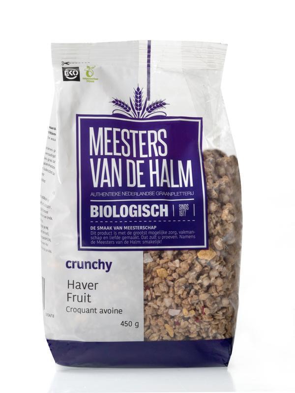 De Halm Haver crunchy fruit 6 x 450g
