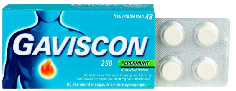 Pepermunt Kauwtabletten 48 tabletten