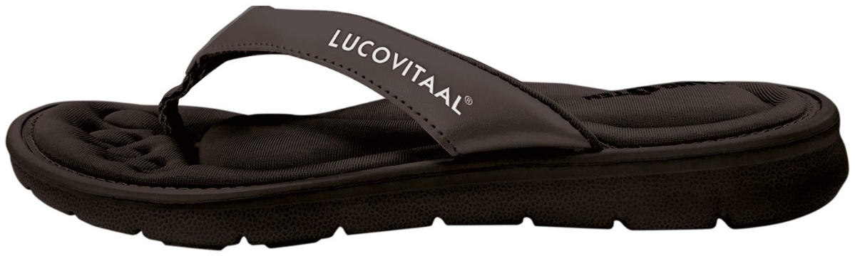 Lucovitaal Orthopedische Slippers 41-42 Zwart 1 Paar
