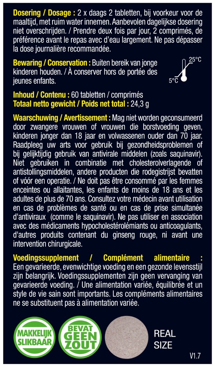 Lucovitaal Zwarte Knoflook Forte Vegan 60 tabletten