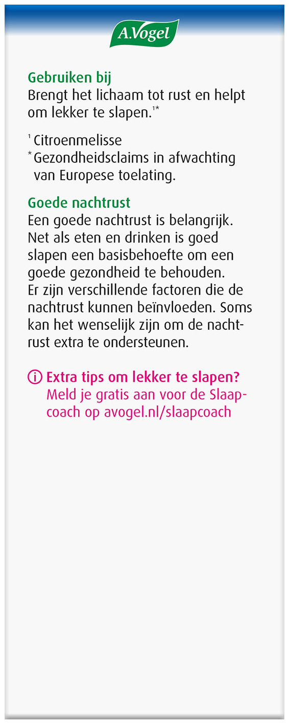 A.Vogel Dormeasan Citroenmelisse Nachtrust druppels 100ml