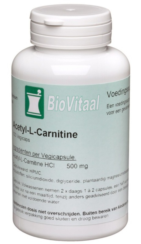 Acetyl L-carnitine 500mg 100cp