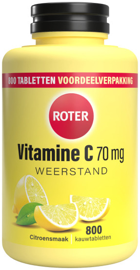 Roter Vitamine C 70mg Citroen 800 stuks