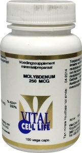 Molybdenum 250 mcg 100cap