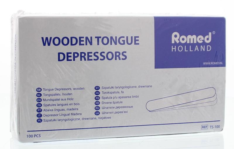 Tongspatel hout 150 x 18 mm 100