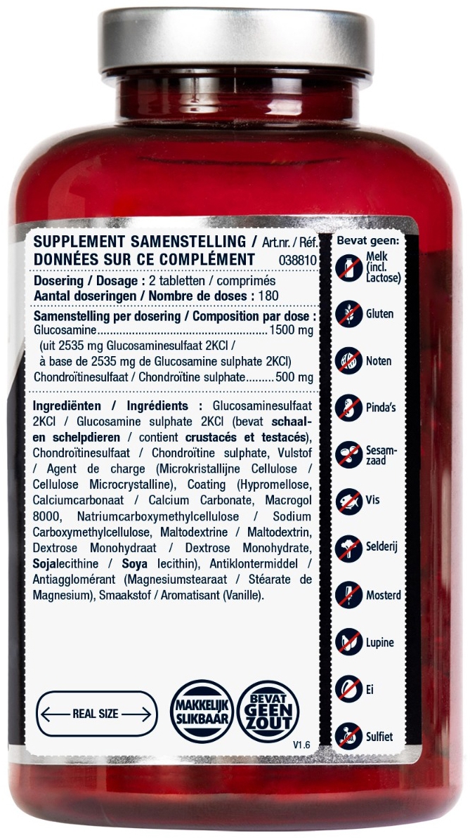 Lucovitaal Glucosamine Chondroïtine 360 tabletten