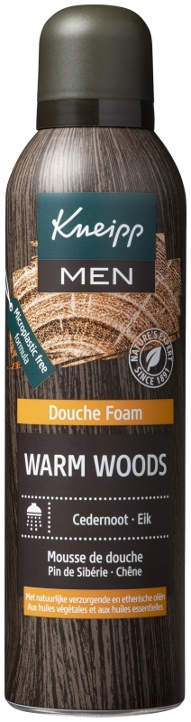 Men Warm Woods Douche Foam Cedernoot 200ML