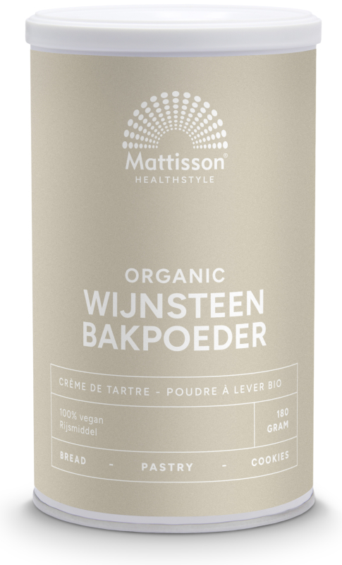 Wijnsteen bakpoeder bio 180 gram