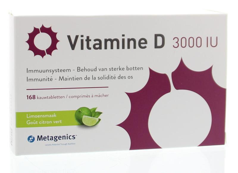 Vitamine D3 3000IU 168 Tabletten