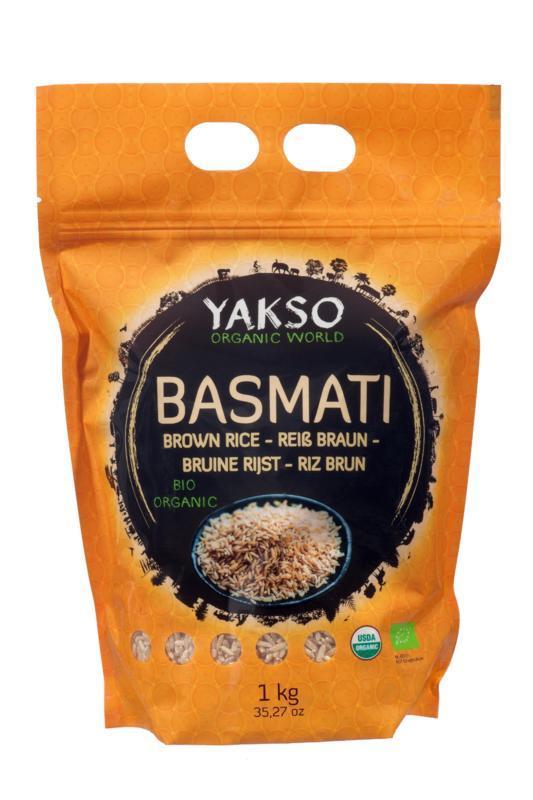 Basmati Rijst Bruin Bio 1000 Gram
