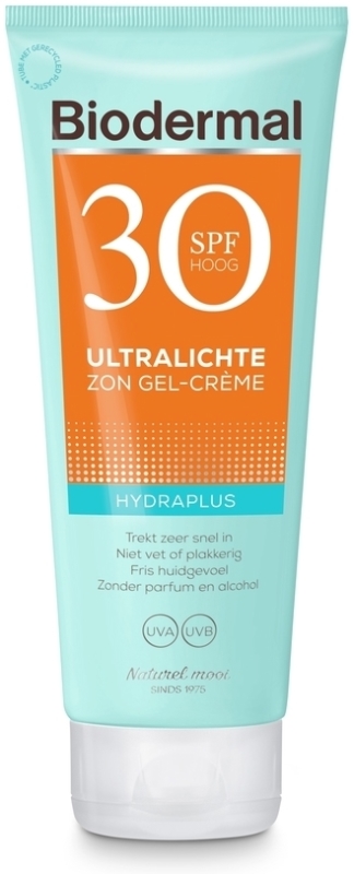 Biodermal Ultralichte Zon Gel-Crème SPF30 200 ML