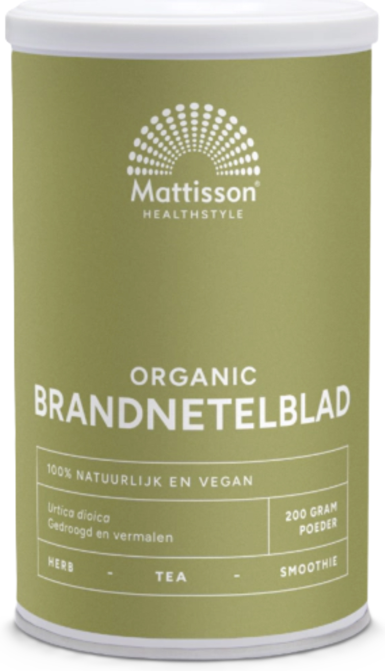 Mattisson Biologisch Brandnetelblad Poeder 200 Gram