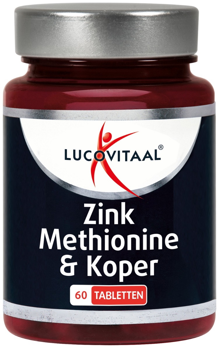 Lucovitaal Zink Methionine & Koper 60 tabletten