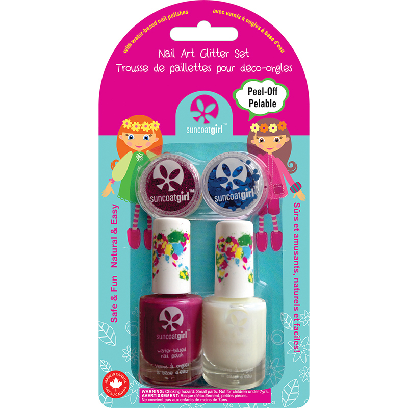 Nagellak glam girl non toxic 1set