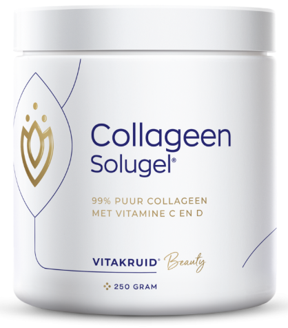 Collageen Solugel Poeder met Vitamine C en D 250 Gram