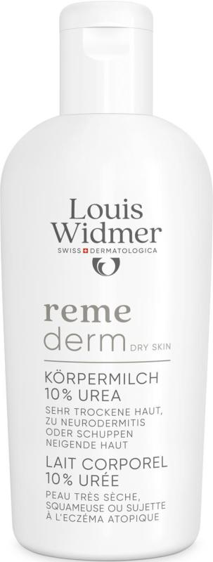 Louis Widmer Remederm Dry Skin Lichaamsmelk 10 % Ureum Licht Geparfumeerd 200ml