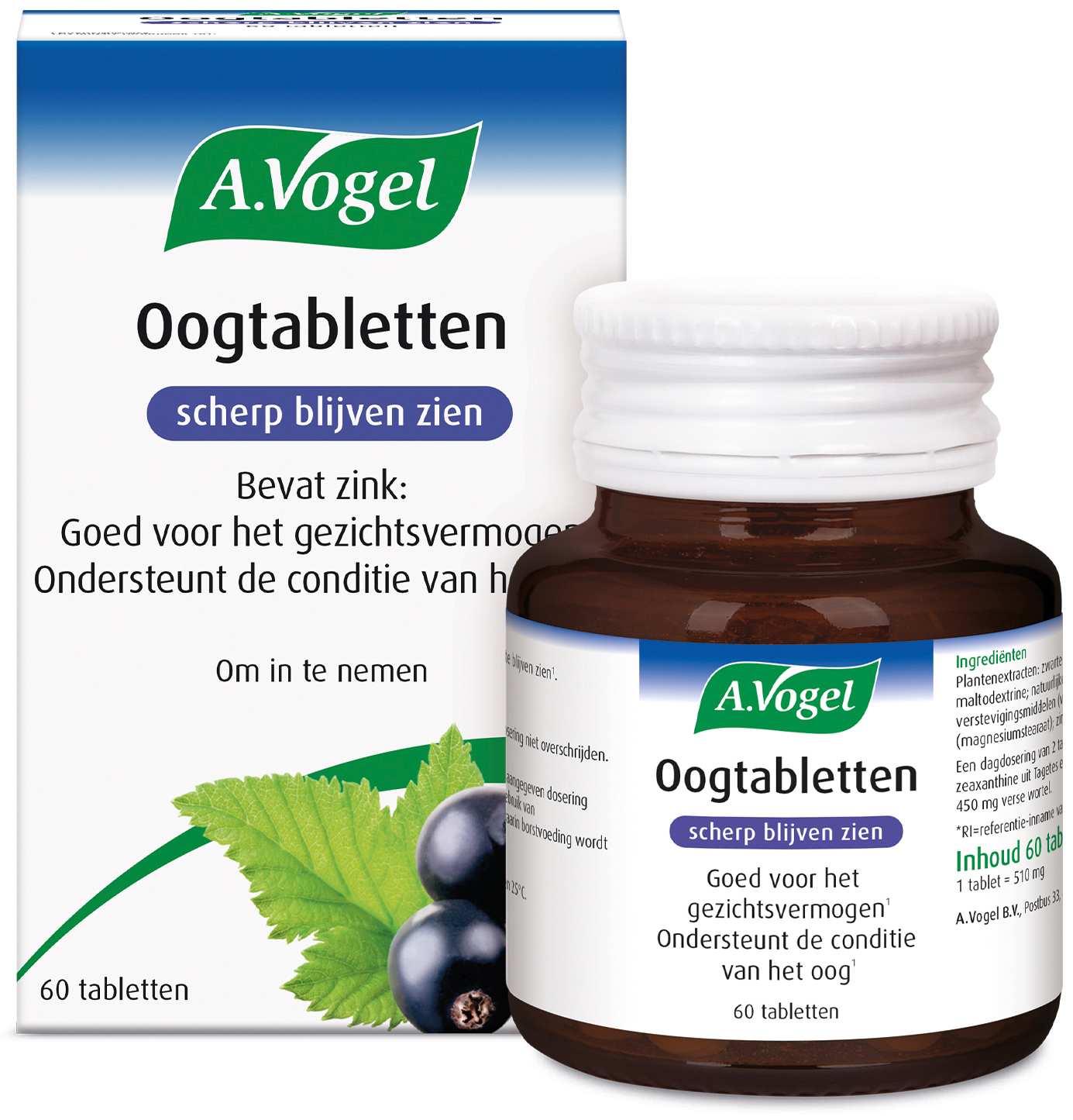 A.Vogel Oogtabletten 60 Stuks