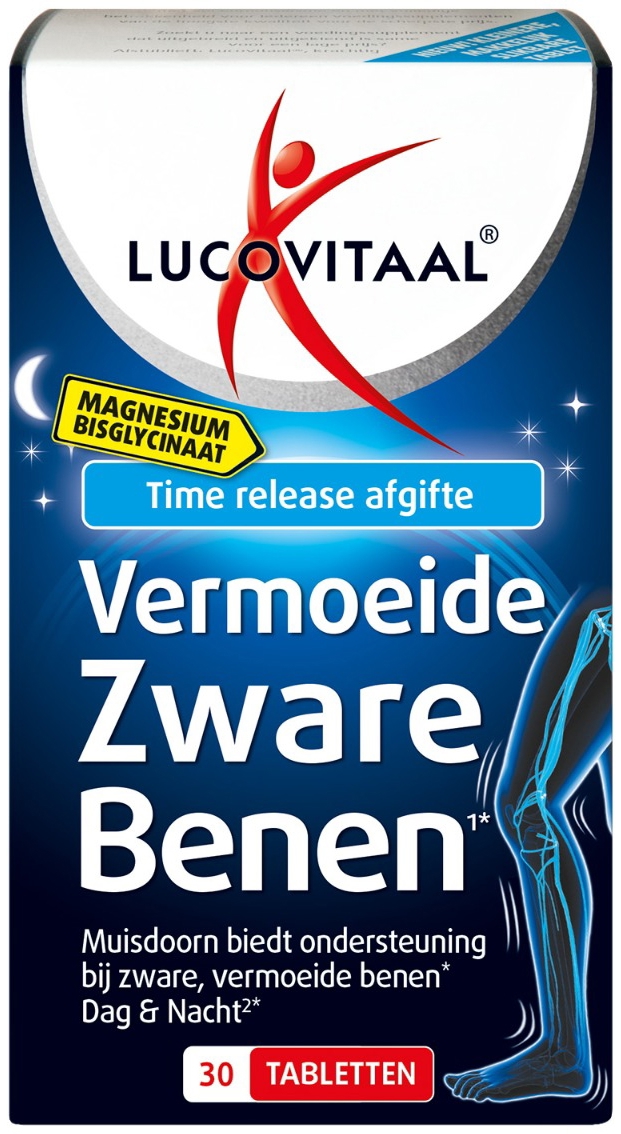 Lucovitaal Magnesium Vermoeide Zware Benen 30 tabletten