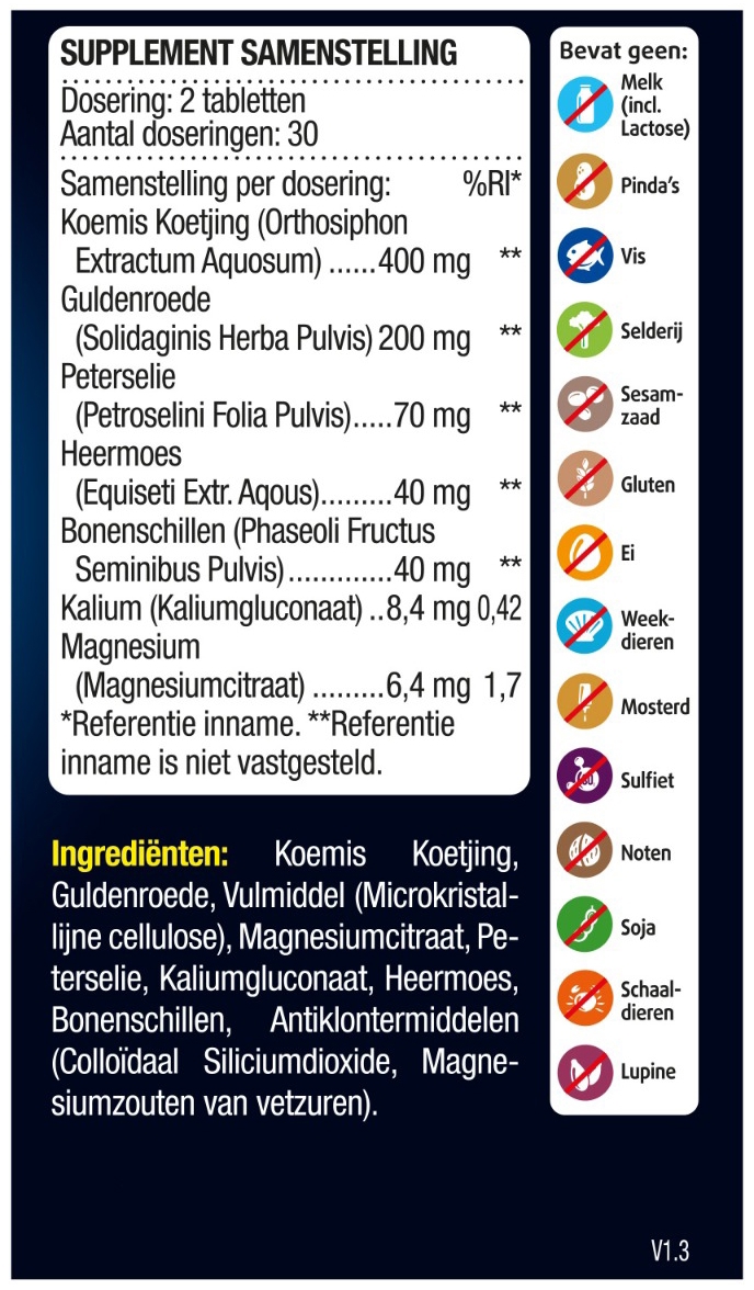 Lucovitaal Vochtbalans 60 tabletten