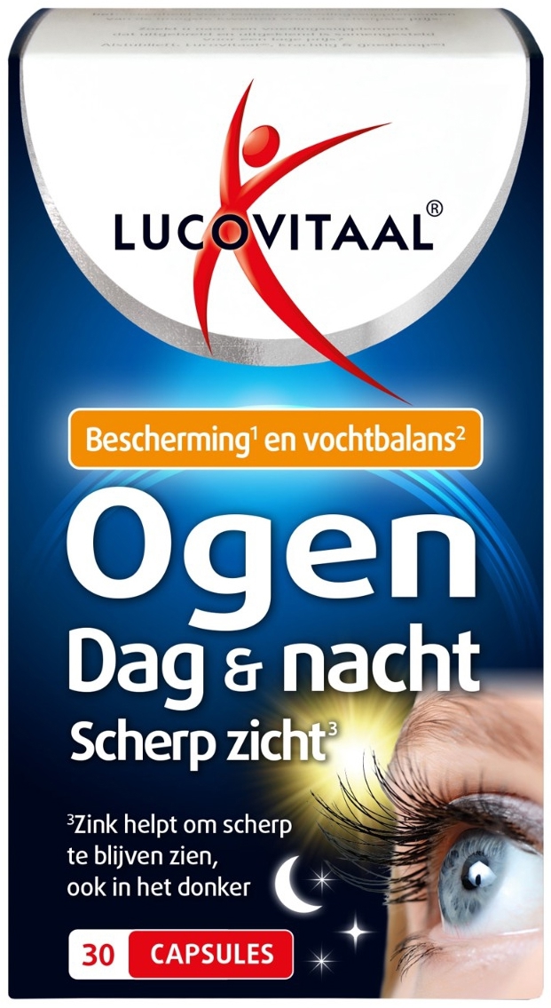 Lucovitaal Ogen Dag & Nacht Scherp Zicht 30 capsules