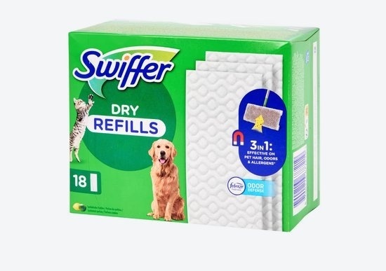 Vloerdoekjes Refill Pet 18 St 18st