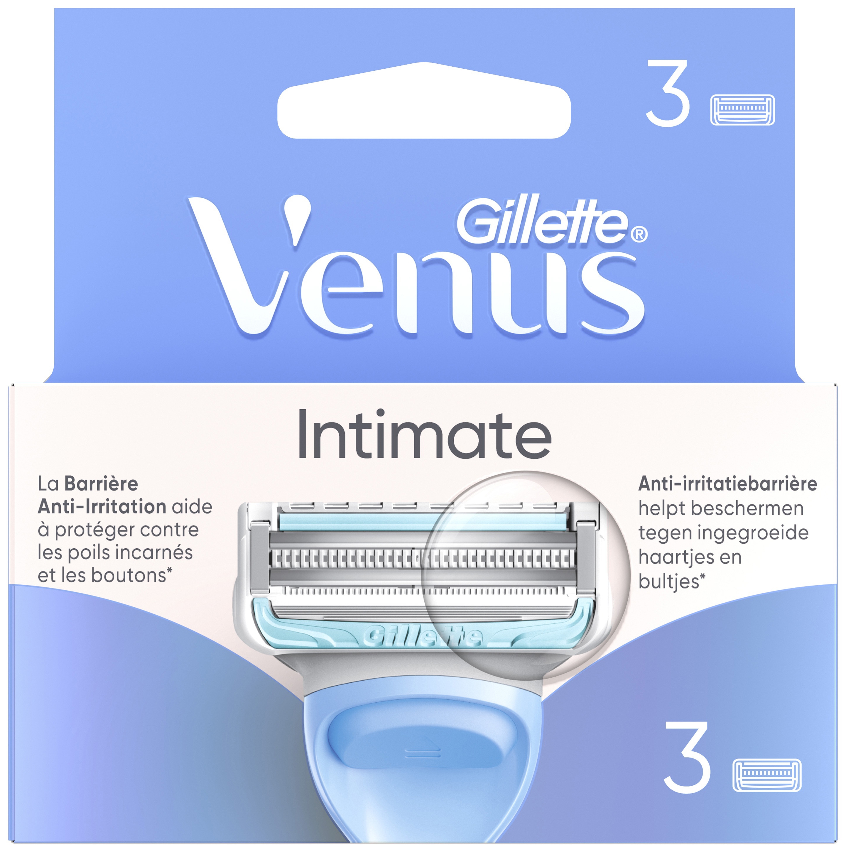 Gillette Venus Intimate Navulmesjes 4 stuks