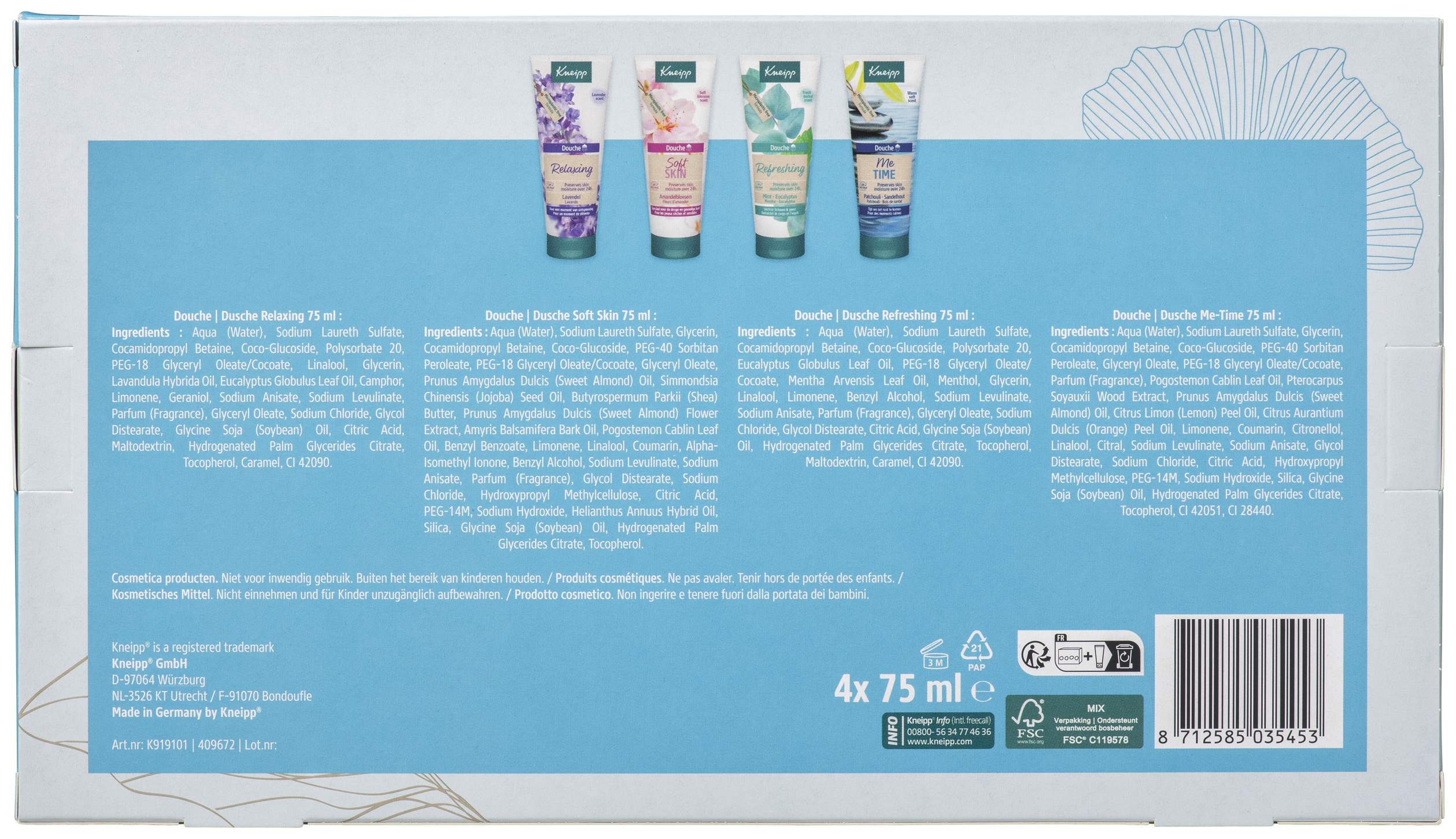 Kneipp Geschenkset Douche Favo 1 1 Stuk