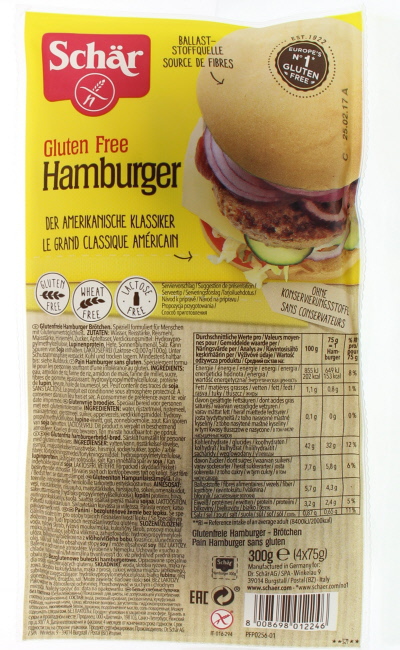 Hamburgerbroodjes 4 stuks