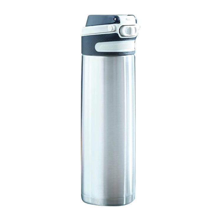Thermosbeker Flip Rvs Zilver 600 ML