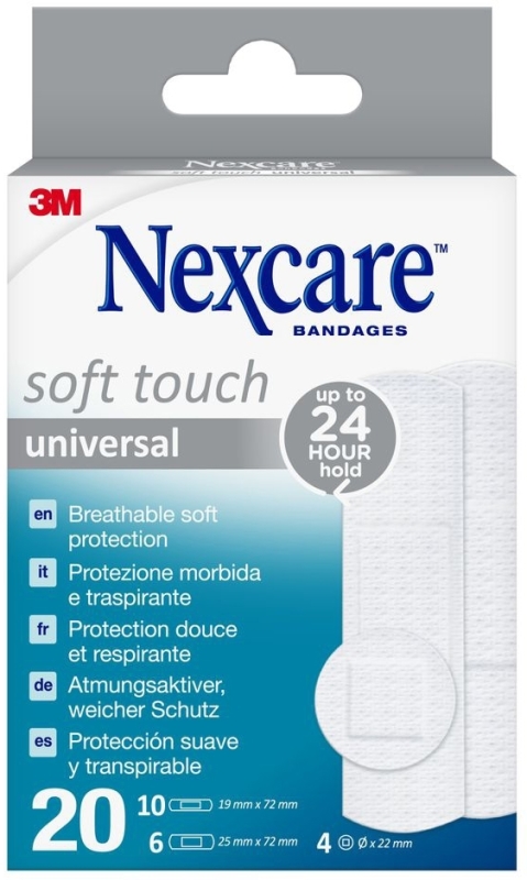 Nexcare Soft Touch Pleisters Assorti 20 St 20st