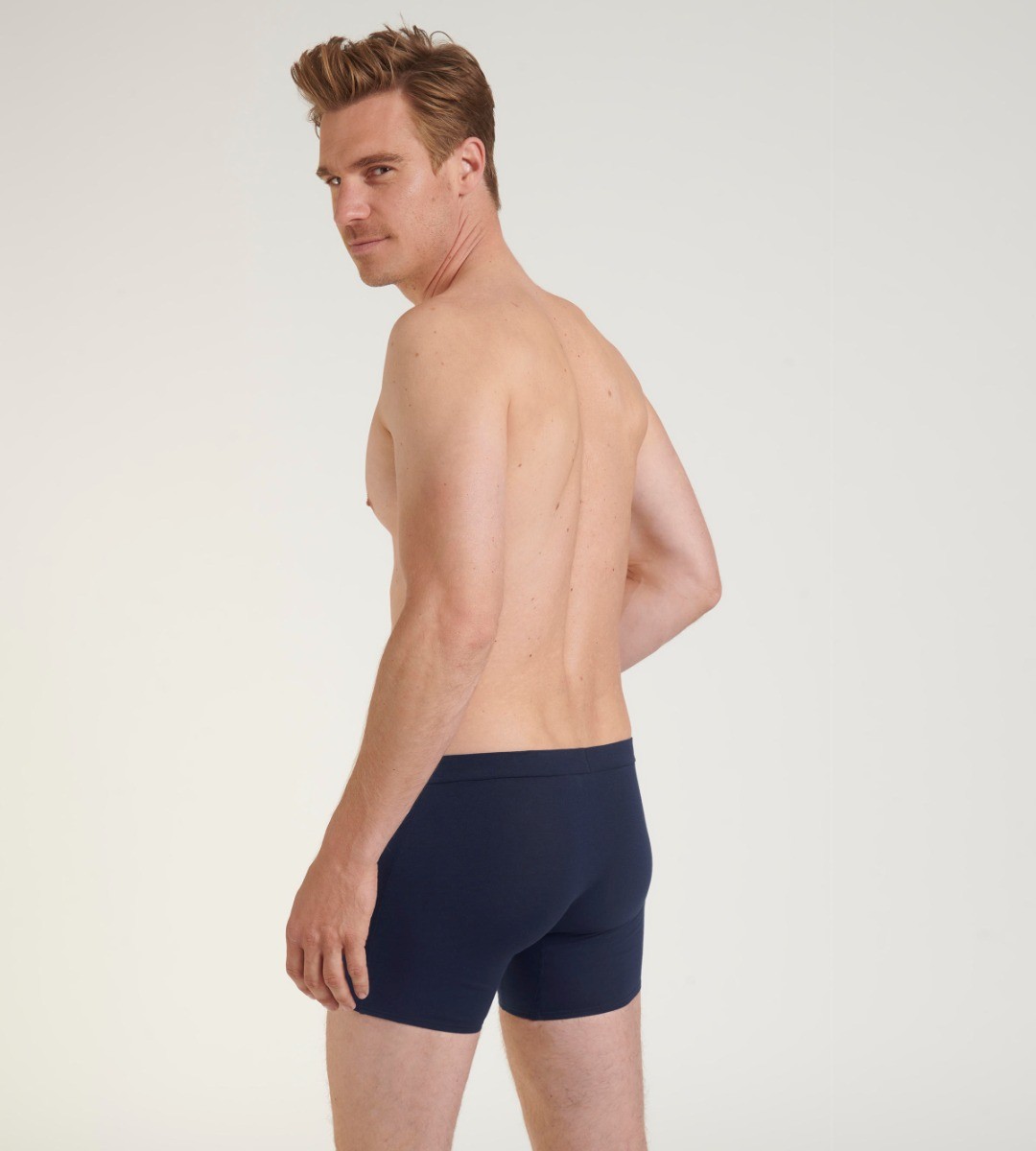 Sloggi MEN Go Natural Heren Short 2-Pack Blauw