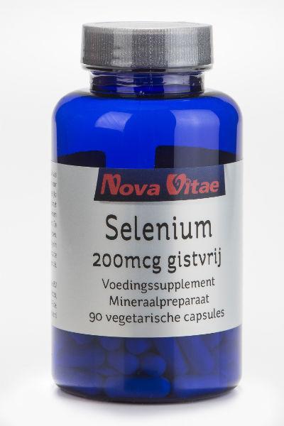 Selenium 200 mcg gistvrij 90vcap
