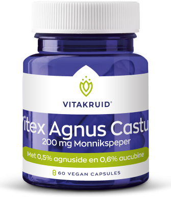 Vitakruid Vitex Agnus Castus 200mg Monnikspeper 60vc