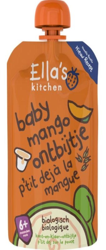 Baby Ontbijtje Mango 6+ Maanden Bio 100g